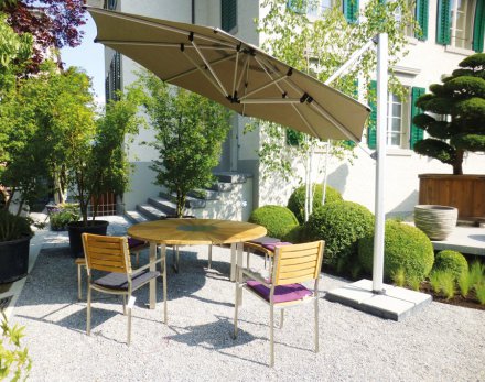 Shademaker Solaris 10' Octagon Crank Lift Patio Umbrella (SOL-30)