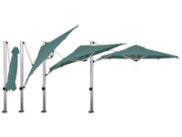 Shademaker Solaris 11'5 Octagon Crank Lift Offset Patio Umbrella (SOL-35)