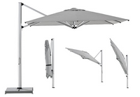 Shademaker Solaris 10' Square Crank Lift Offset Patio Umbrella (SOL-30S)