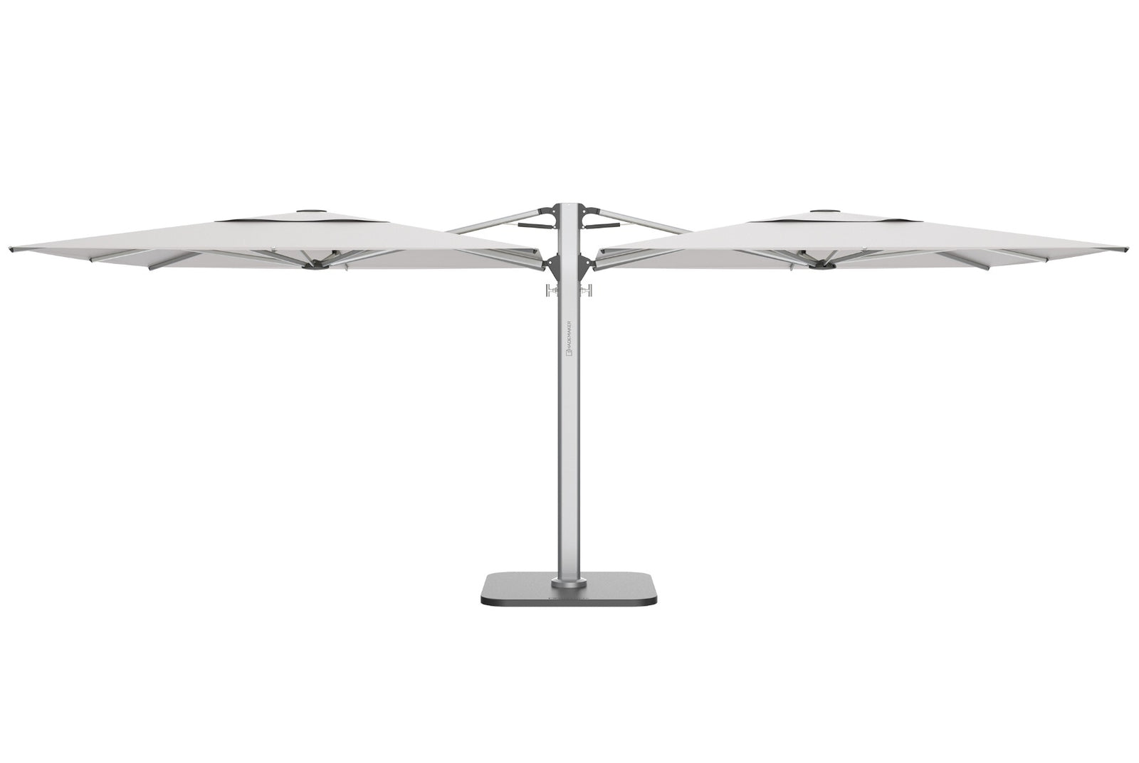 Shademaker Gemini 10' Square Double Sided Patio Umbrella