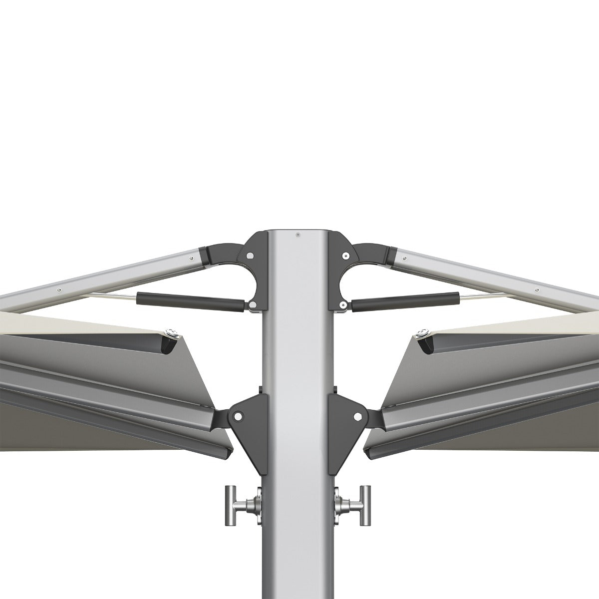 Shademaker Gemini 10' Square Double Sided Patio Umbrella