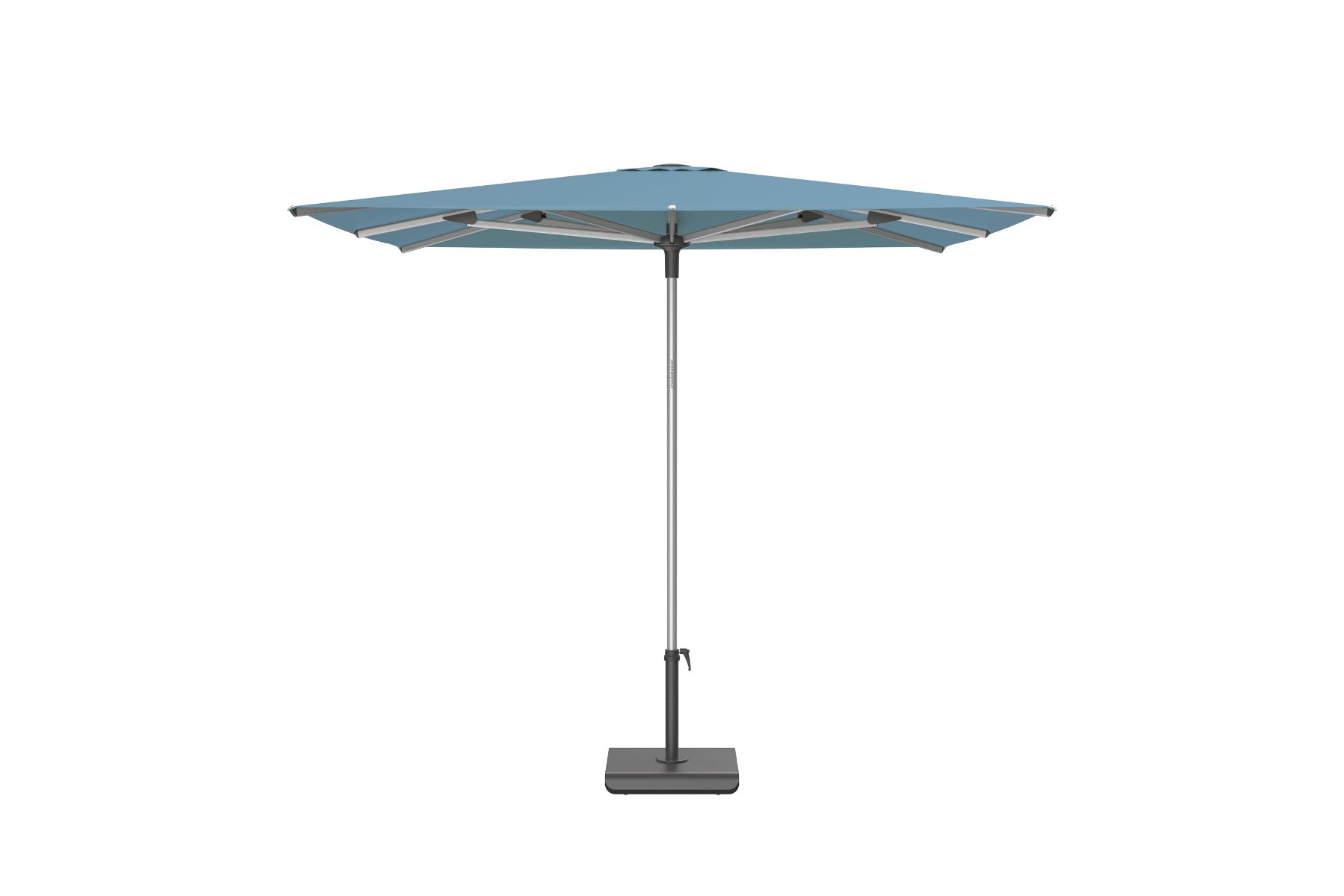 6 square tilting patio umbrella Shademaker Libra 6'6 Square Push Up Patio Umbrella (LIB-20S)