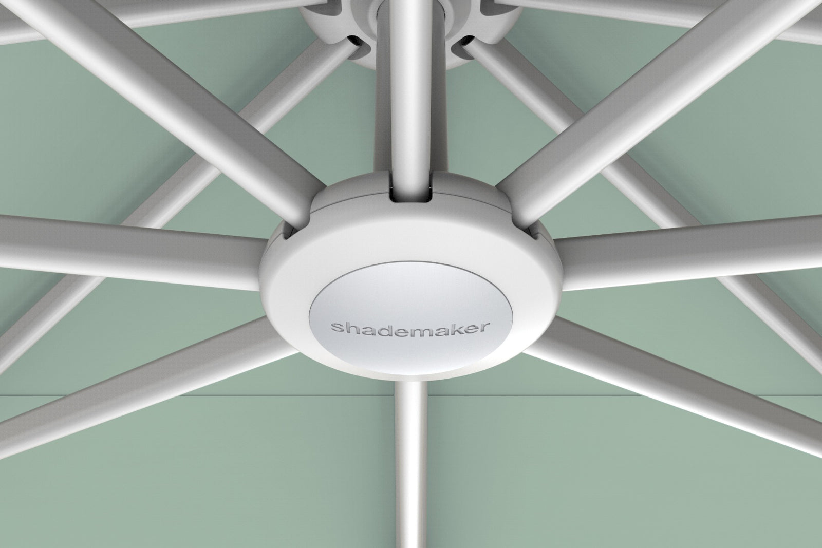 Shademaker Polaris 340RT 10 x 13 Rectangular Cantilever Umbrella