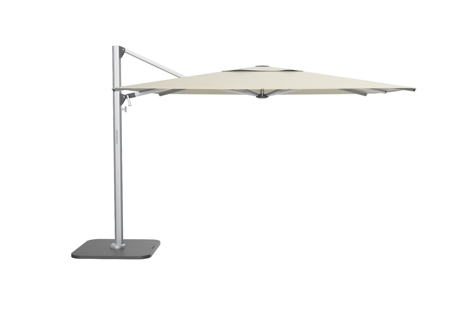 Shademaker Polaris 11'6 Square Crank Lift Offset Patio Umbrella (POL-3