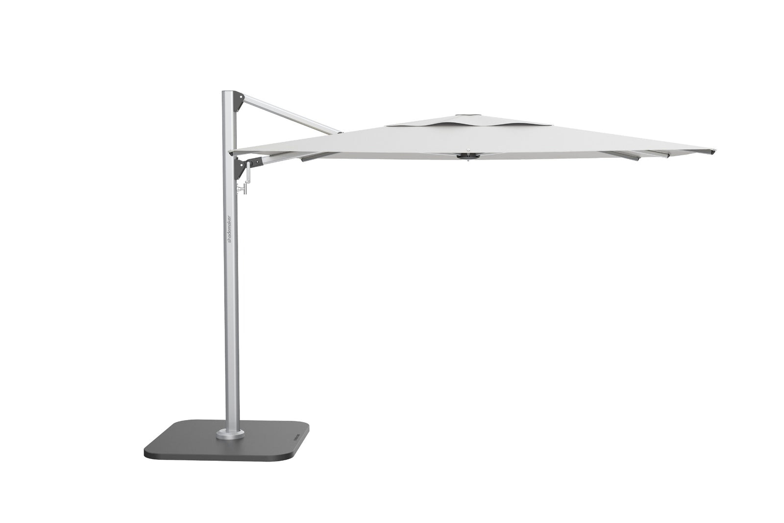 Shademaker Solaris 10' Square Crank Lift Offset Patio Umbrella (SOL-30S)