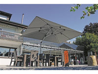 Shademaker Polaris 13' Octagon Crank Lift Offset Patio Umbrella (POL-40)