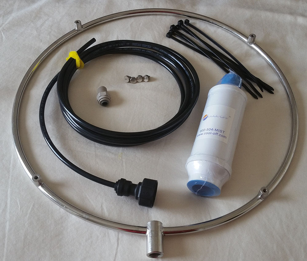 Stainless Steel 15" Misting Ring Retrofit Kit