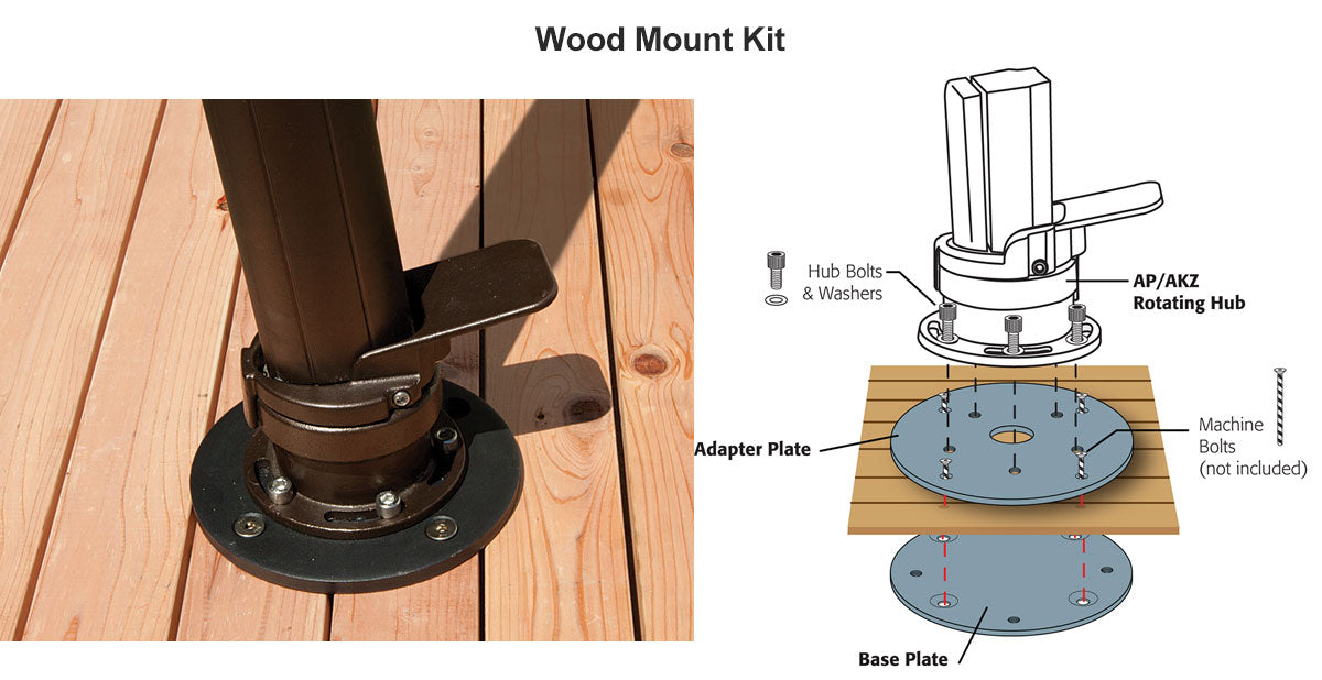 Treasure Garden 10' x 13' Rectangle Cantilever Umbrella