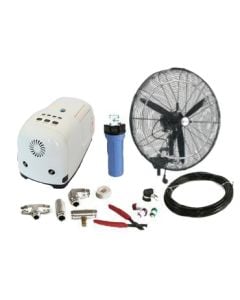 26" (Oscillating) High Pressure Misting Fan Kits w/1000 PSI Remote Control Pump 