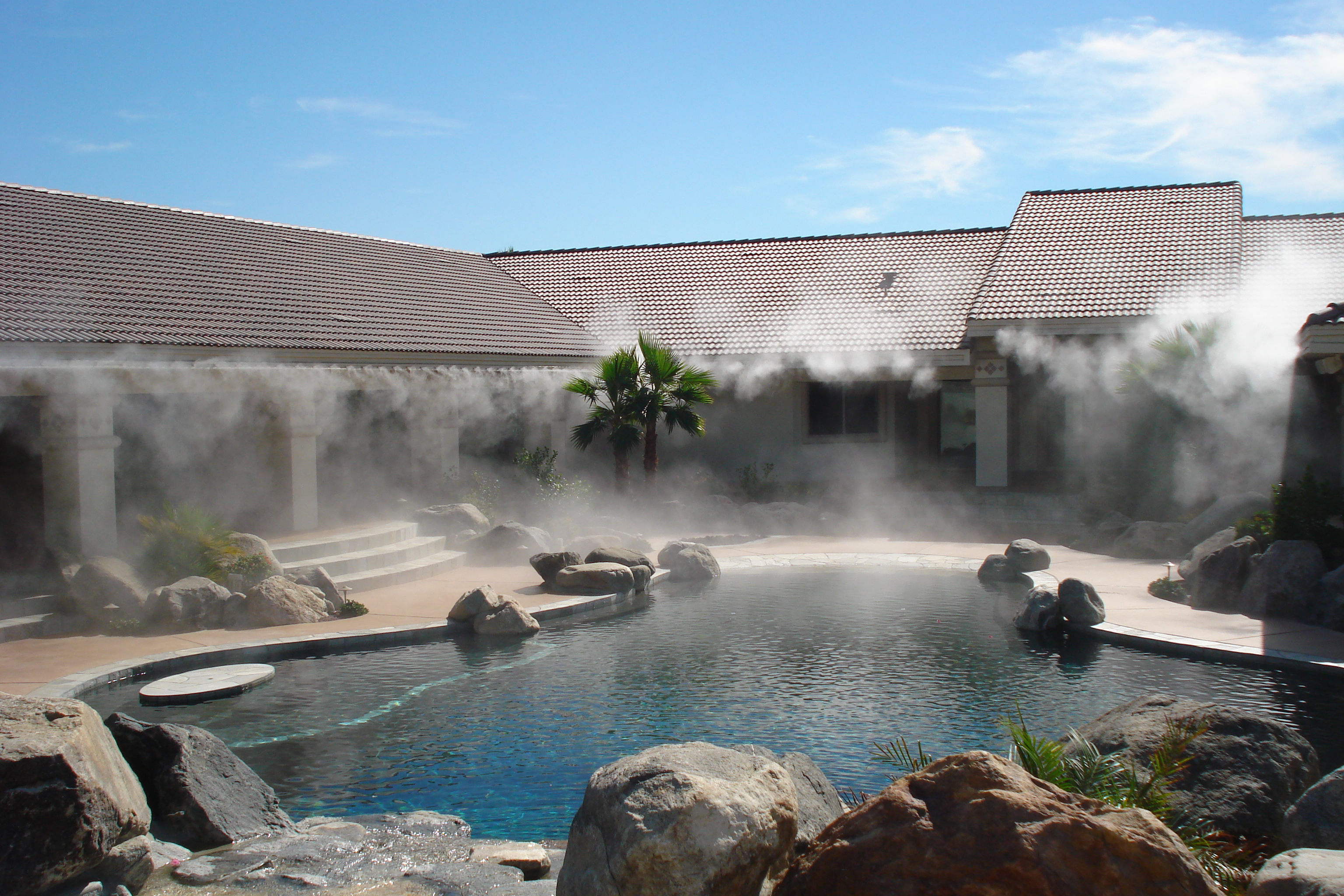 A Fogging or Cooling System Can Help You Make the Most of Your Private or Commercial Oasis